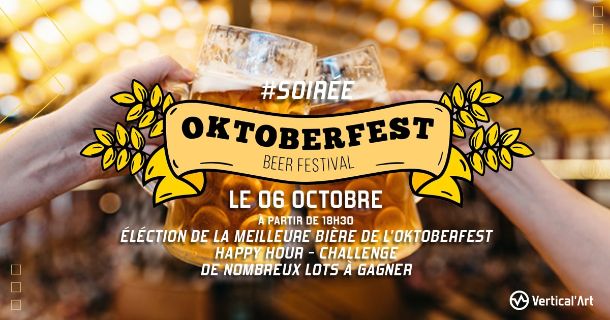 Finales Oktoberfest à Vertical'Art Lille vendredi 6 octobre
