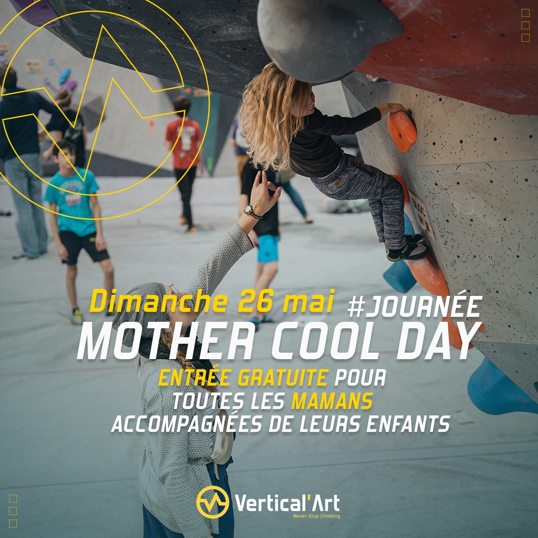 Fête des mères à Vertical'Art Lille, escalade gratuite pour les mamans dimanche 26 mai