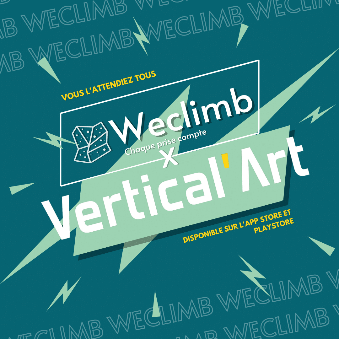 Weclimb X Vertical'Art Lille : L'application XXL pour la grimpe dans votre salle d'escalade