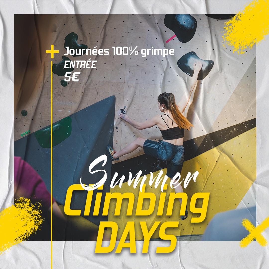 Summer Climbing Days à Vertical’Art Lille, escalade à 5€ pour tous en juillet 2024