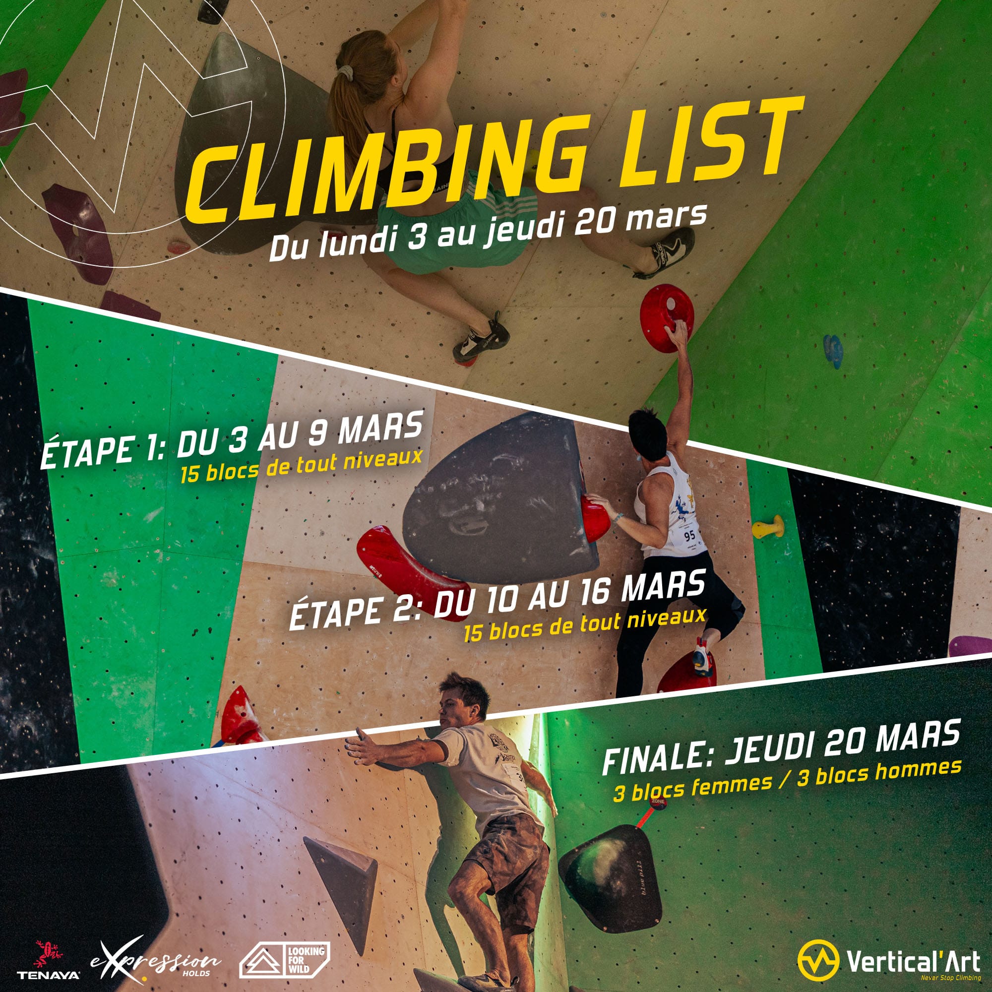 climbing list